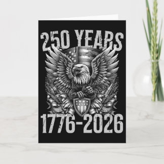 Pride In 250 Years Of Freedom 1776-2026 Independen Card