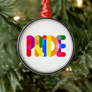 Pride in Design Metal Ornament