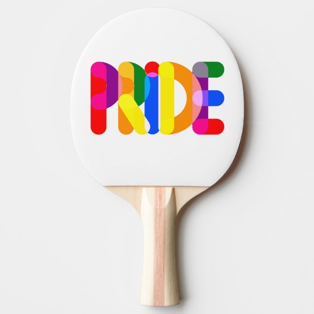 Pride in Design Ping Pong Paddle (Front)