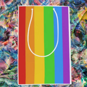 Pride in Every Stripe Medium Gift Bag