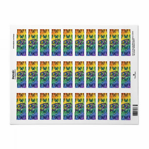 Pride in Flight Collection Return Address Label