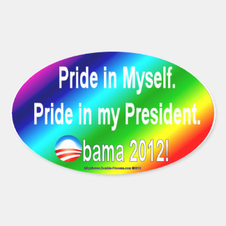 Pride in myself, my president oval sticker