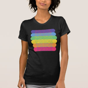 Pride in rainbow colors          T-Shirt