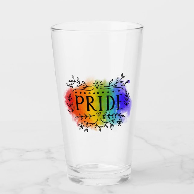 Pride in Watercolor Glass (Front)