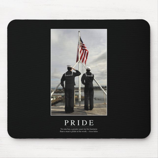 Pride: Inspirational Quote 1 Mouse Pad (Front)