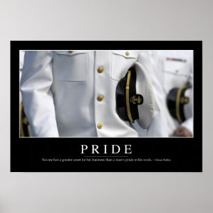 Pride: Inspirational Quote 2 Poster