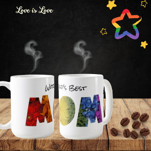 Pride Inspired Floral World's Best Mom Mug