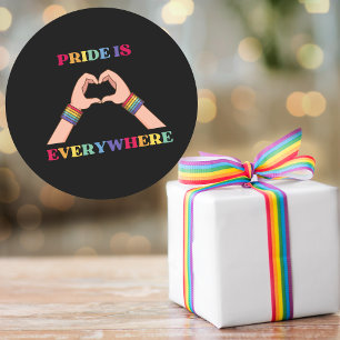 Pride is Everywhere  Classic Round Sticker