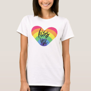 Pride- kiss me. love is fair.       T-Shirt