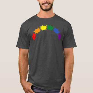 Pride Kitty Cat Rainbow T-Shirt