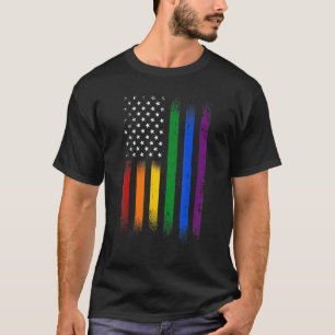 Pride Lgbt American Lgbt Flag Trans Bisexual Lgbt T-Shirt