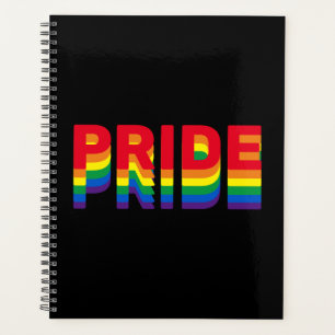 Pride lgbt lgbtq queer gay rainbow black planner