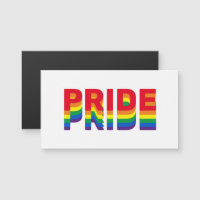 Pride lgbt lgbtq queer gay rainbow colours magnet