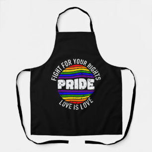 Pride LGBT Love wins, we are queer and proud Copy Apron