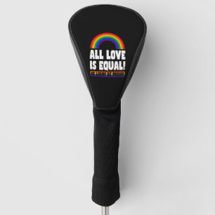 Pride LGBT Love wins, we are queer and proud Copy Golf Head Cover