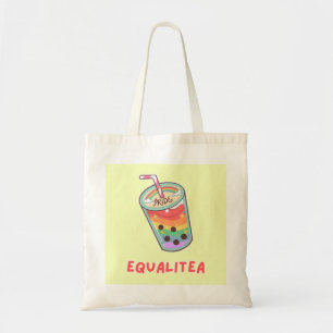 Pride LGBTQ Cute Equalitea Tote Bag