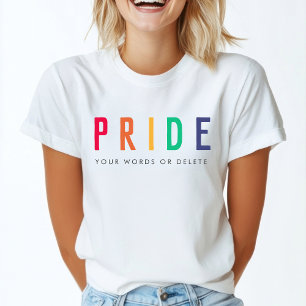 Pride LGBTQ Gay Modern Rainbow T-Shirt