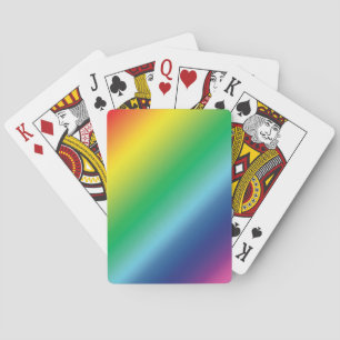 Pride lgbtq lgbt rainbow colours pattern playing cards