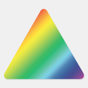 Pride lgbtq lgbt rainbow colours pattern triangle sticker