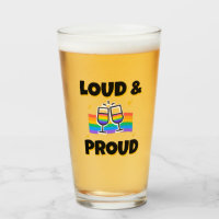 Pride LGBTQ Loud and Proud Rainbow