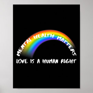 Pride Lgbtq - Love Is A Human Right  Poster