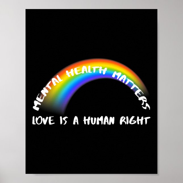 Pride Lgbtq - Love Is A Human Right  Poster (Front)