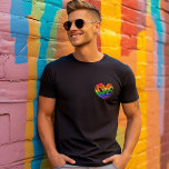 Pride Love Gay Rainbow LGBTQ Custom Name Or Text T-Shirt<br><div class="desc">Pride Love Gay Rainbow LGBTQ Custom Name Or Text T-Shirt</div>