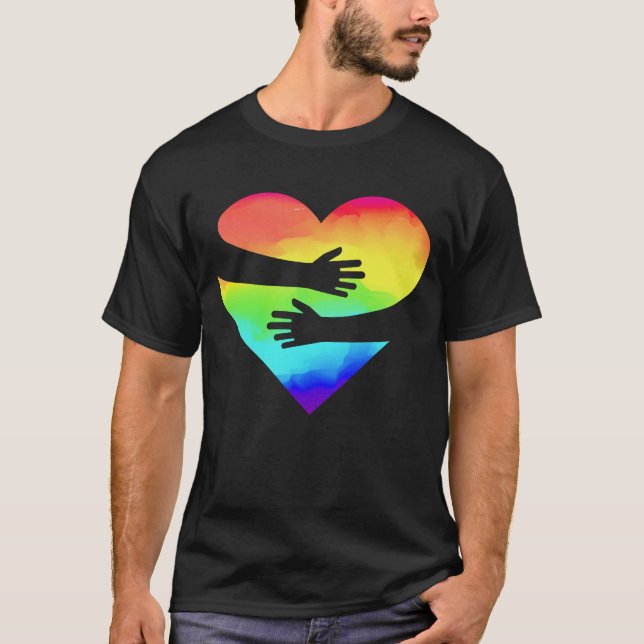 Pride love hugs T-Shirt (Front)