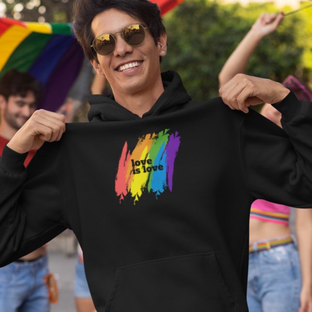 Pride Love Is Love LGBT Rainbow Hoodie (Creator Uploaded)