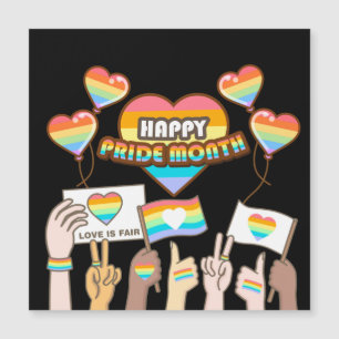 Pride love. Love is fair. Pride month.
