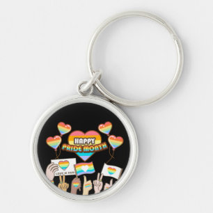 Pride love. Love is fair. Pride month.         Key Ring