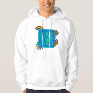 Pride- love wins. Gay rainbow lgbtq Hoodie