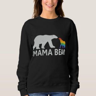 Pride Mama Bear Proud Mom Lgbt Mama Bear Sweatshirt
