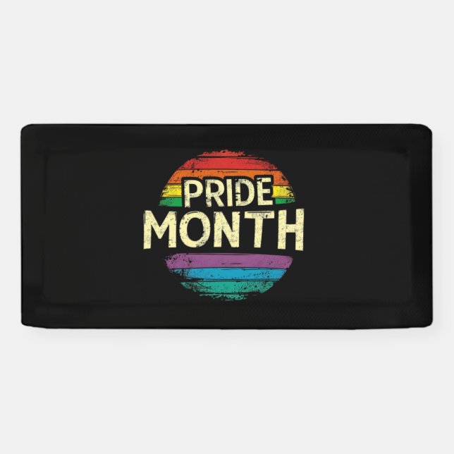 PRIDE MONTH 2024, lgbtq, logo Banner (Horizontal)