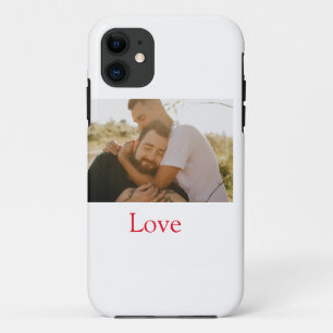 Pride month add gay couple photo name love LQBTQ iPhone 11 Case