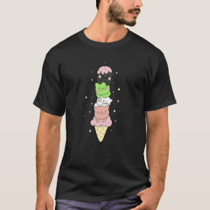 Pride Month Cat Kitten Idemromantic Flag Lgbt T-Shirt