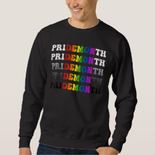 Pride Month Demon LGBT Gay Pride Month Transgender Sweatshirt