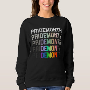 Pride Month Demon LGBT Gay Pride Month Transgender Sweatshirt