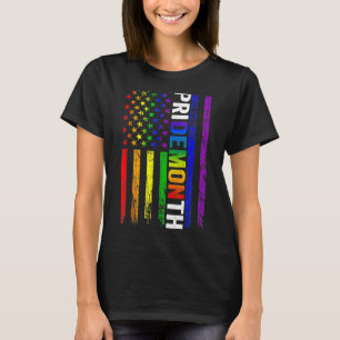 Pride Month Demon LGBT Gay Pride Month Transgender T-Shirt
