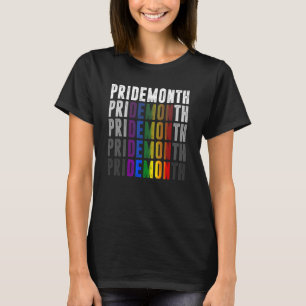 Pride Month Festival Rainbow For Gay LGBT PrideMon T-Shirt