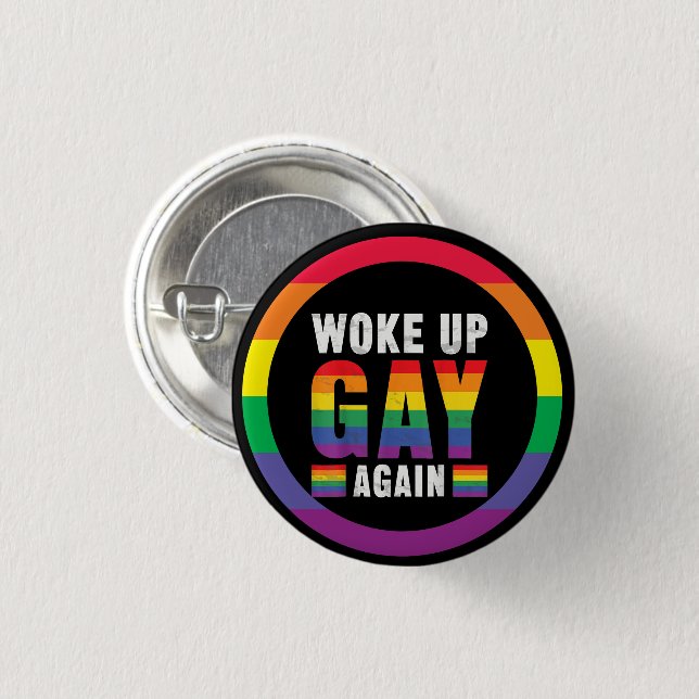 Pride Month  LGBT with rainbow theme 3 Cm Round Badge (Front & Back)