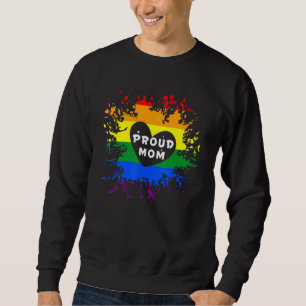 Pride Month LGBTQi Flag Proud Mum Transgender Rain Sweatshirt