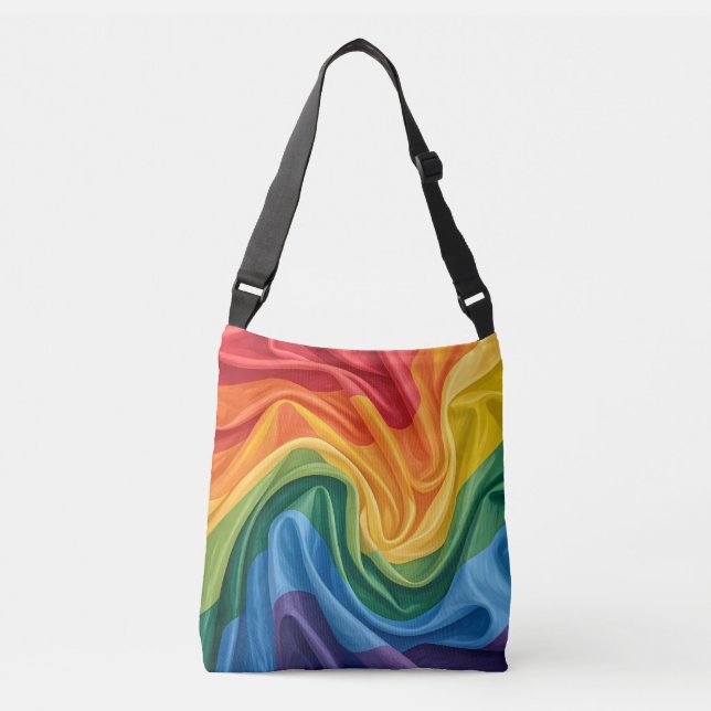 Pride month pattern crossbody bag (Front)