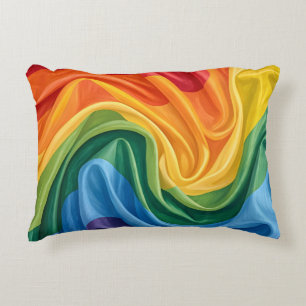 Pride month pattern decorative cushion