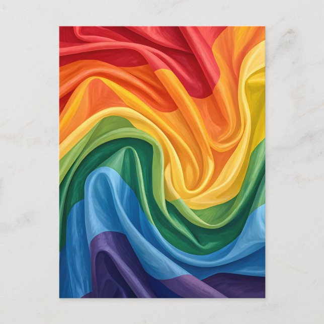 Pride month pattern postcard (Front)