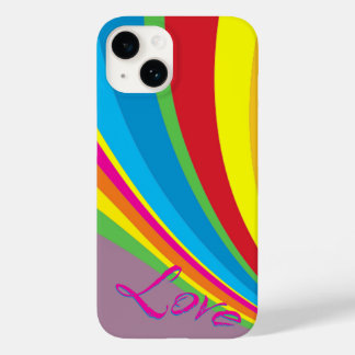 Pride Month - Rainbow Love Case-Mate iPhone 14 Case