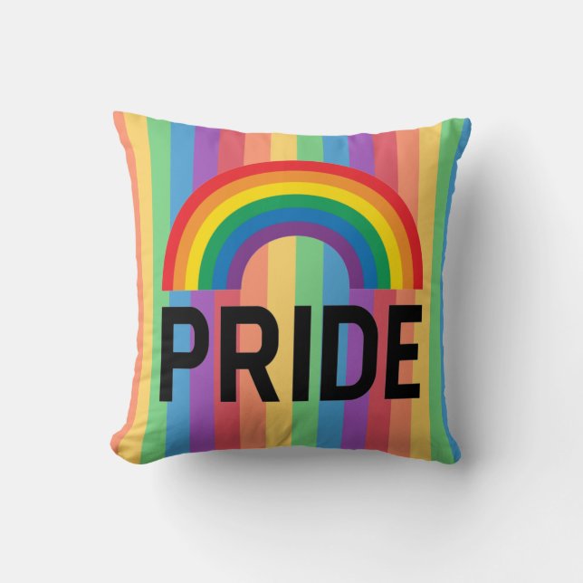 Pride Month  Throw Pillow (Front)