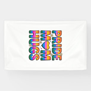 Pride Mum Hugs Vintage Rainbow Vector Design_1 Banner