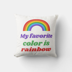 Pride- My favourite colour is rainbow. Trucker Hat Cushion