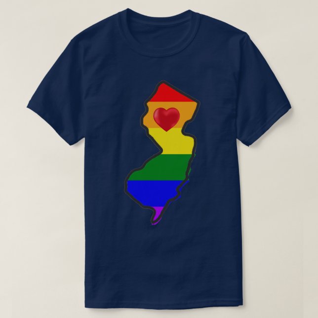 Pride NJ T-Shirt (Design Front)
